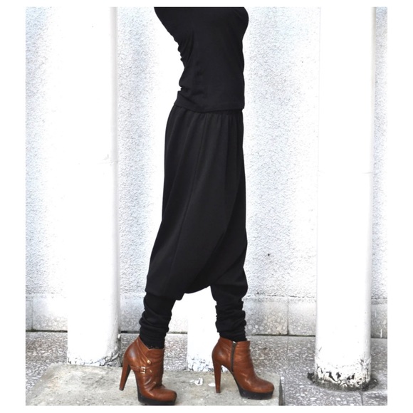 40 Made in France Chic Harem Pants - Picture 3 of 4